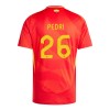 Camisola + Calções Espanha Pedri 26 Criança Equipamento 1ª Euro 2024